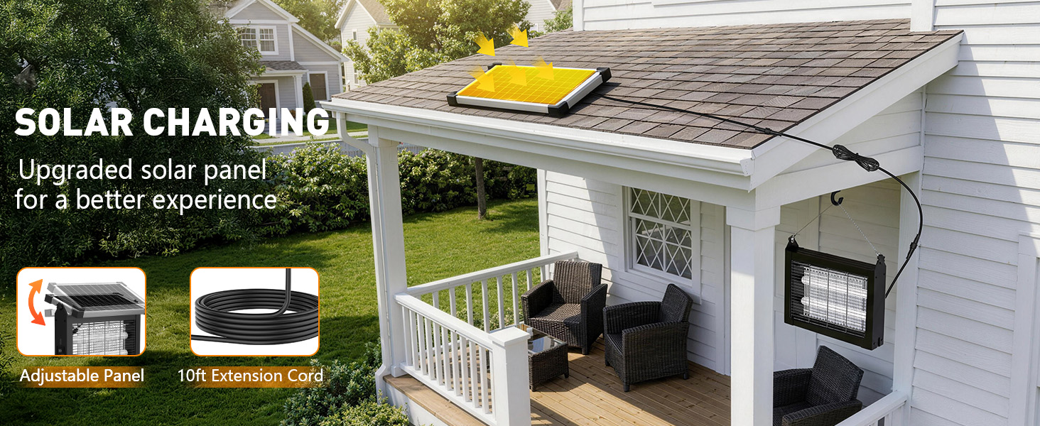solar power bug zapper outdoor