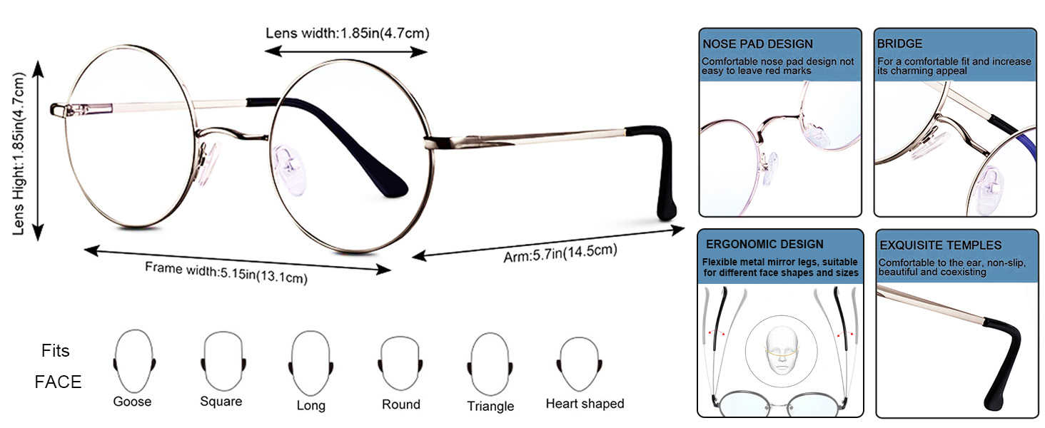Blue light blocking eyewear design,ergonomic design