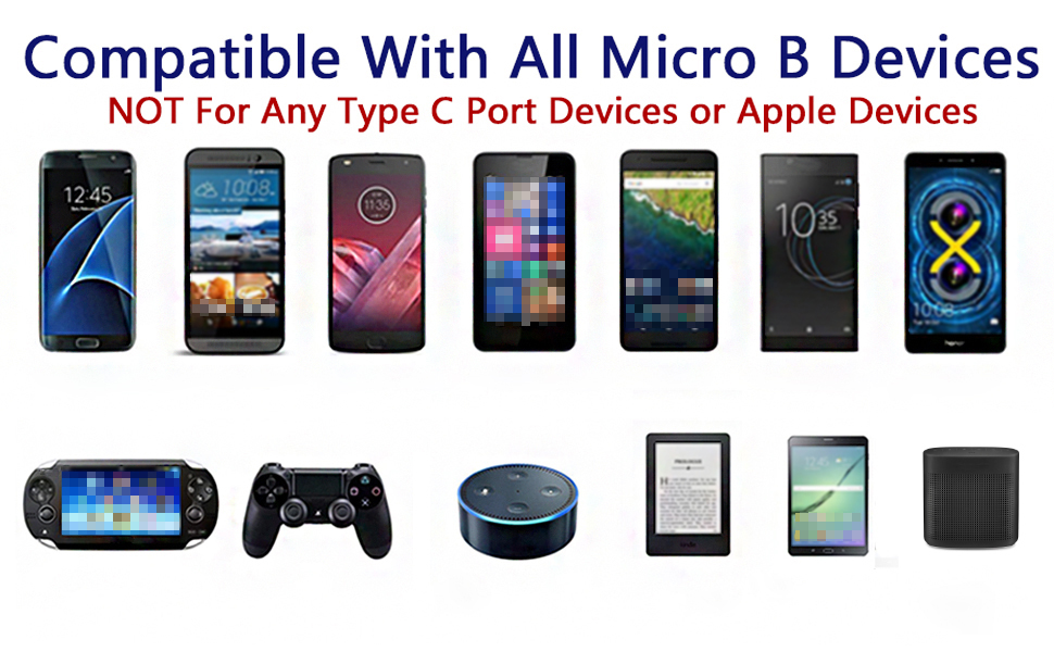 micro usb acble use for micro B devices