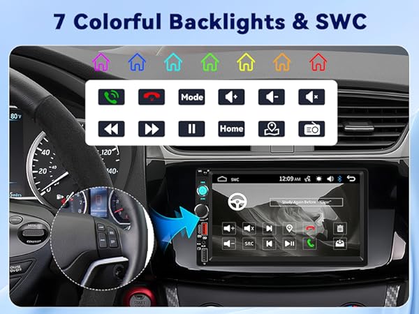 estereos para carros con bluetooth stereo system for car screen spotify car thing touchscreen radio