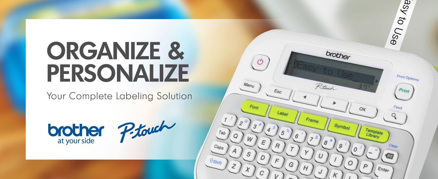 Organize &amp; Personalize: your complete labeling solution