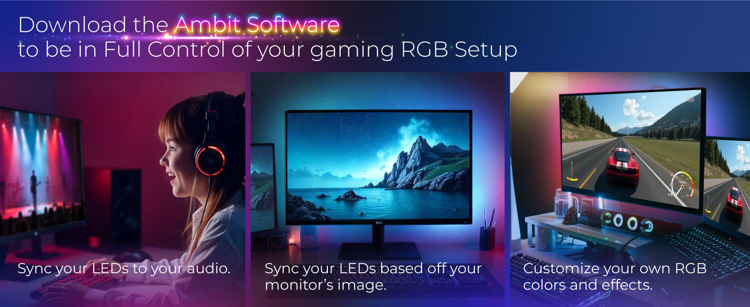 synch your monitor to leds