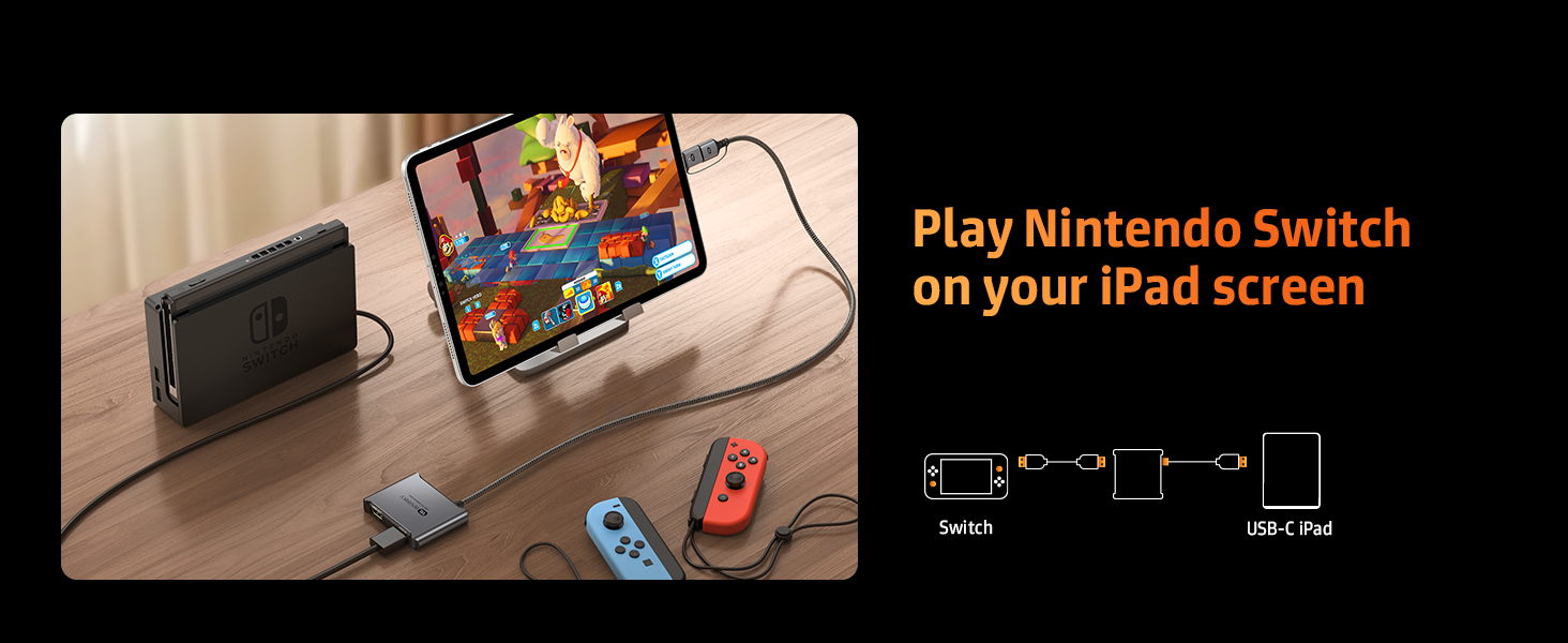 Play Switch on your iPad screen