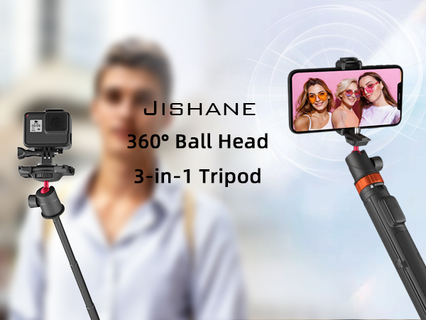 Jishane Selfie Stick Tripod for Camera