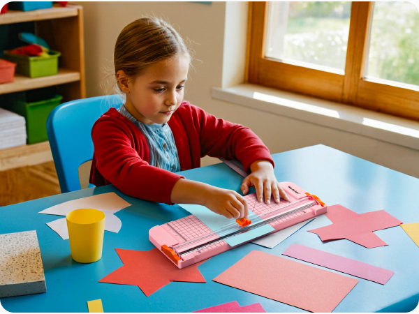paper cutter pink
