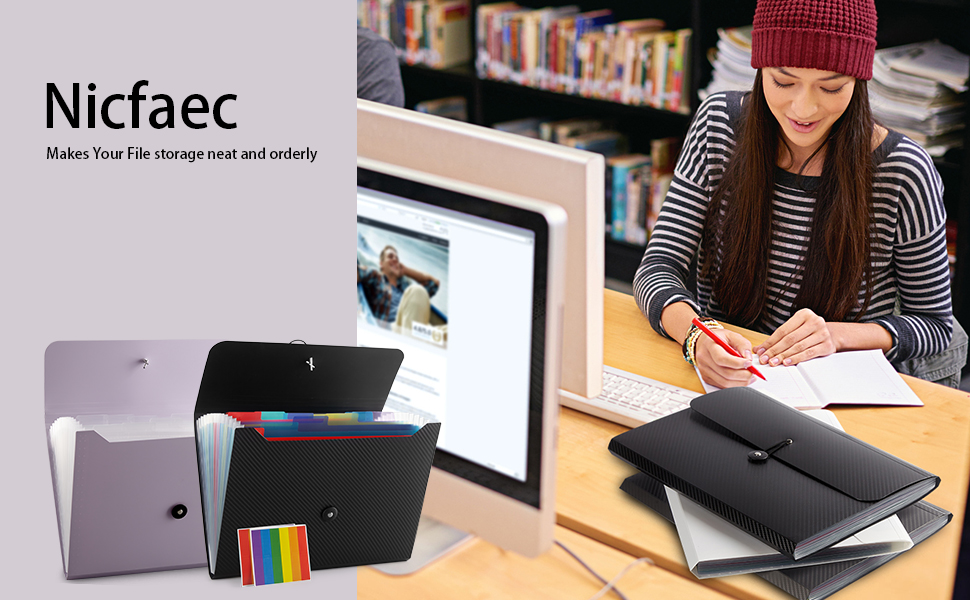 Expanding File Folder File Organizer 13 Pockets