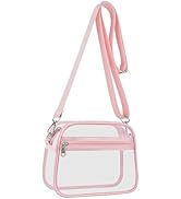 Clear Bag for Stadium Events Clear Sports Fan Handbags Purses with Adjustbale Strap for Concerts ...