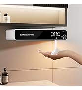 Automatic Foam Soap Dispenser - Non-Touch, Wall Mounted Soap Dispenser with Light Energy Charging...