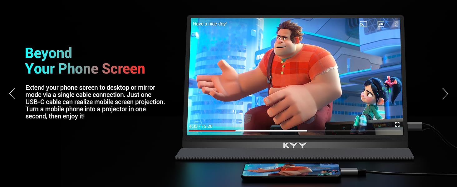 KYY K3 usb c potable laptop monitor