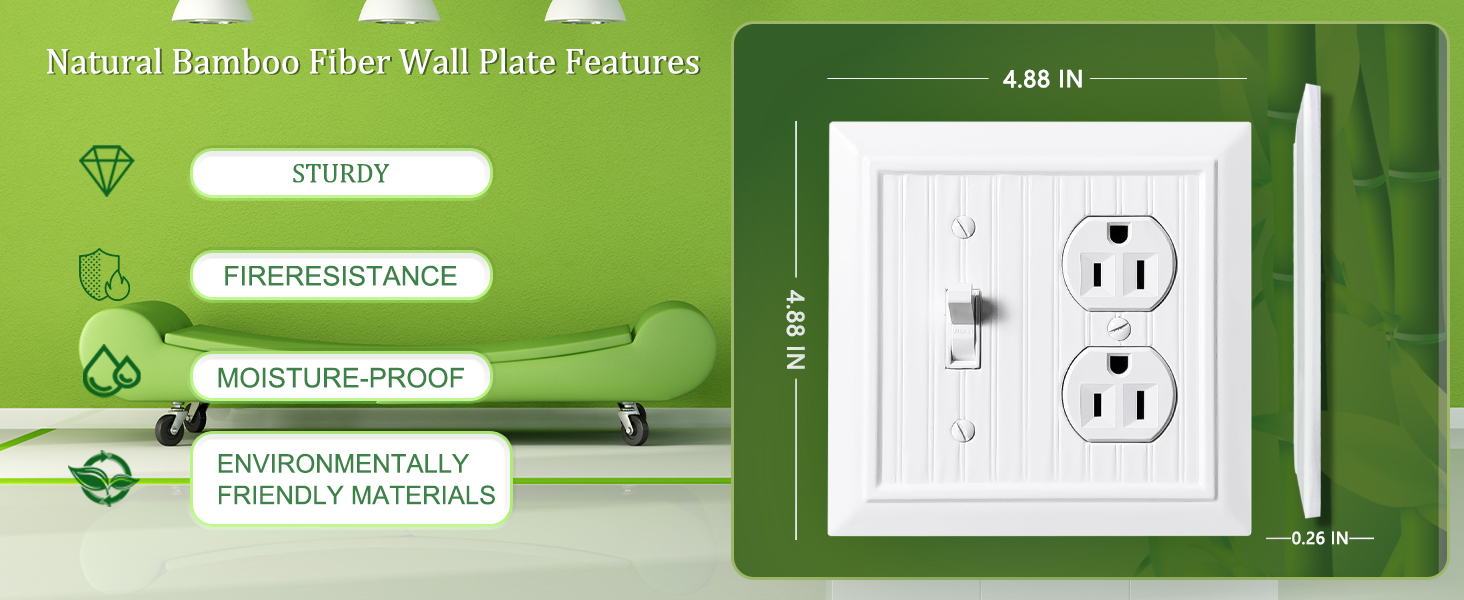 2 gang toggle/duplex Wall plates Outlet covers Switch plates Light switch cover