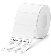 NIIMBOT Label Tape for B1/B21/B3S, 1.6'' x 0.8'' (40x20mm), 230 Labels/Roll, Thermal Label Tape f...