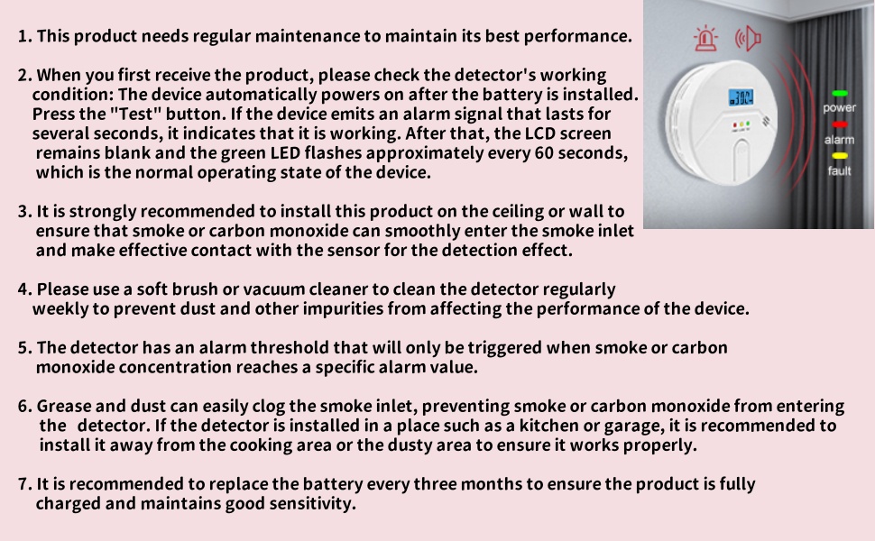 Smoke and Carbon Monoxide Detector