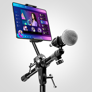 ipad mic stand holder