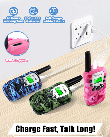 walkie talkies rechargeable