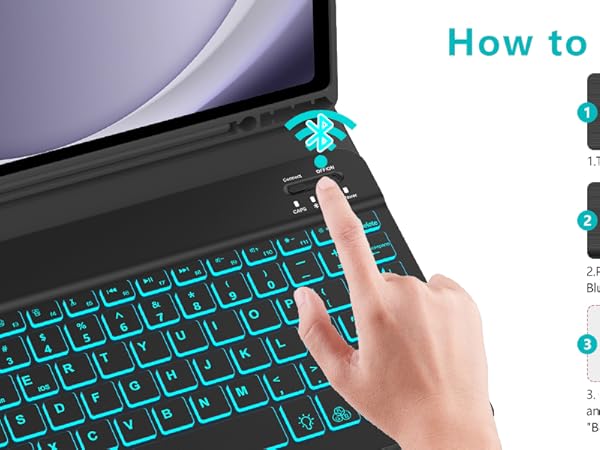 galaxy tab a9 plus case, samsung tablet a9 plus case with keyboard,galaxy tab a9+ case