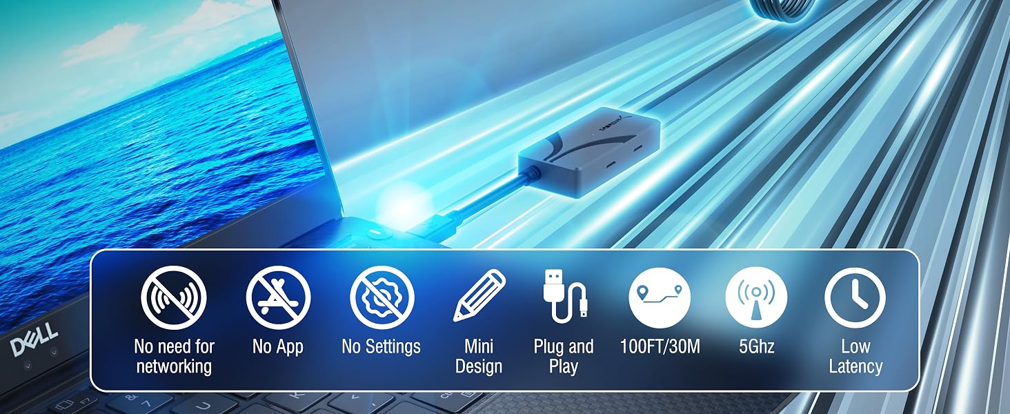 Blue interface or menu screen showing circular icons in white, arranged horizontally against dark background with glowing effects.