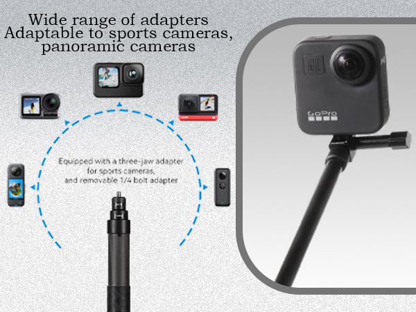 Carbon Fiber Extended Invisible Selfie Stick