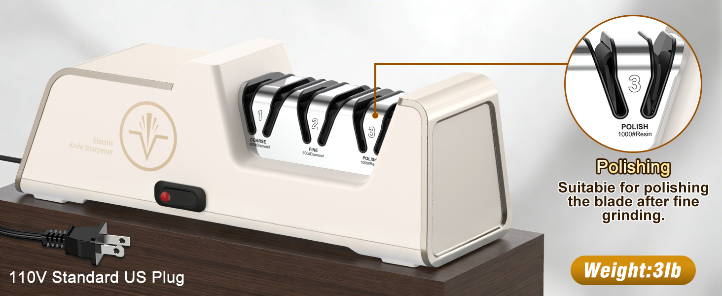 Electric knife sharpener