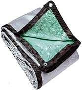 90%-95% Aluminum Sun Shade Cloth with Grommets 13 FT x 16 FT - Pergola Shade Cover Canopy, Mesh T...