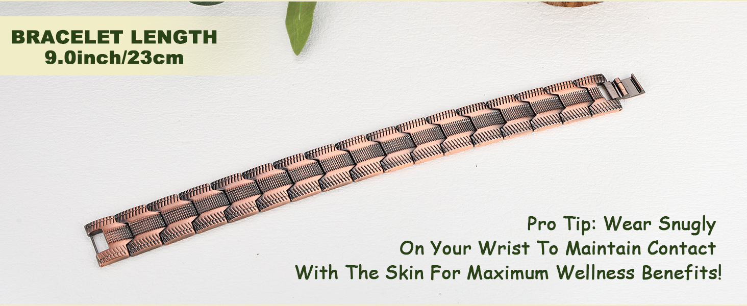 mens copper bracelet