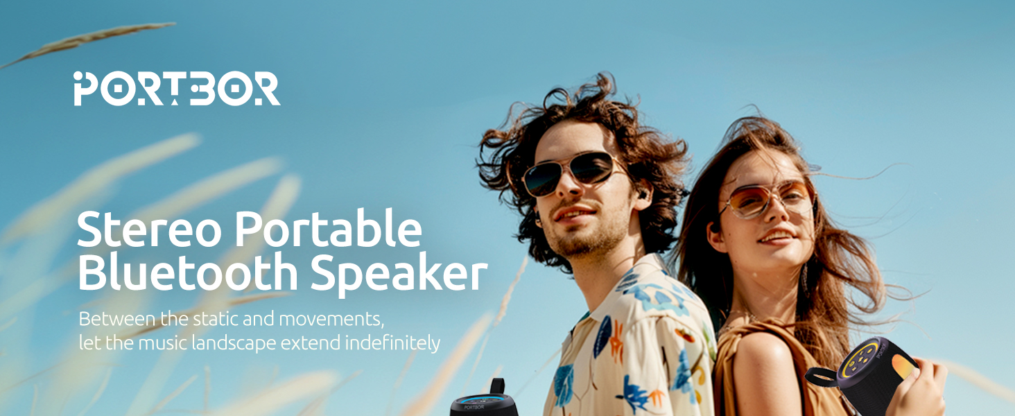 Portable Wireless Bluetooth Speaker, small outdoor speaker for campaing, beatch, hiking birthday