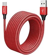 etguuds USB C Cable [20ft/6m], 1-Pack, Long USB-A 2.0 to USB-C Cable, Fast Charging Type C Charge...