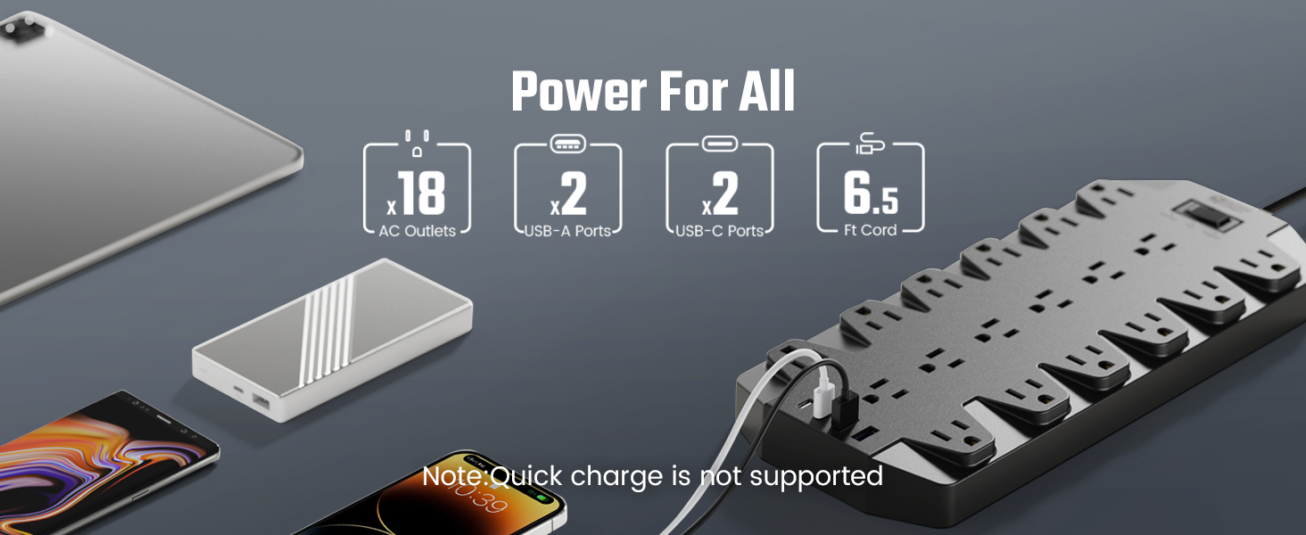 extension cord with multiple outlets