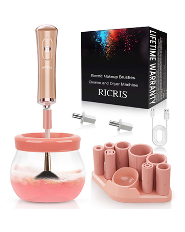 makeup brush cleaner gold