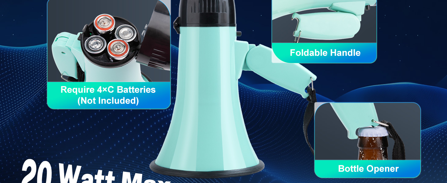 20w megaphone speaker