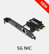 5Gb Base-T Network Card, Realtek RTL8126 Controller, NICGIGA 5G PCIe Ethernet Adapter Support WOL...