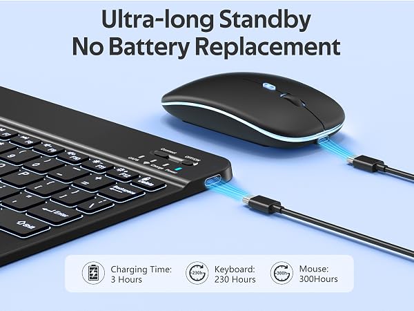 ipad keyboard and mouse