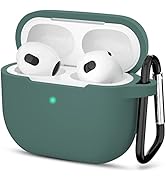 ATUAT Compatible with AirPods 3 Case, Protective Silicone Cover for AirPods 3rd Generation Case 2...