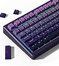 Womier Pudding Keycaps for Mechanical Keyboard 60 65 75 100 Percent - PBT Shine Through Keycaps,165 ...