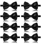 Unoutur bow ties for men, Pre-tied Men's Bow Ties Adjustable Satin Bow Tie for any Age
