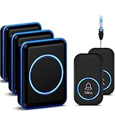 Caregiver Pager, FullHouse Wireless Call Button 1000+ Feet, SOS Alert Nurse Calling Elderly Fall ...