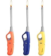Candle Lighter Long Reach Neck,Extended Metal Wand Fire Lighters Set for Grill Fireplace Camping ...