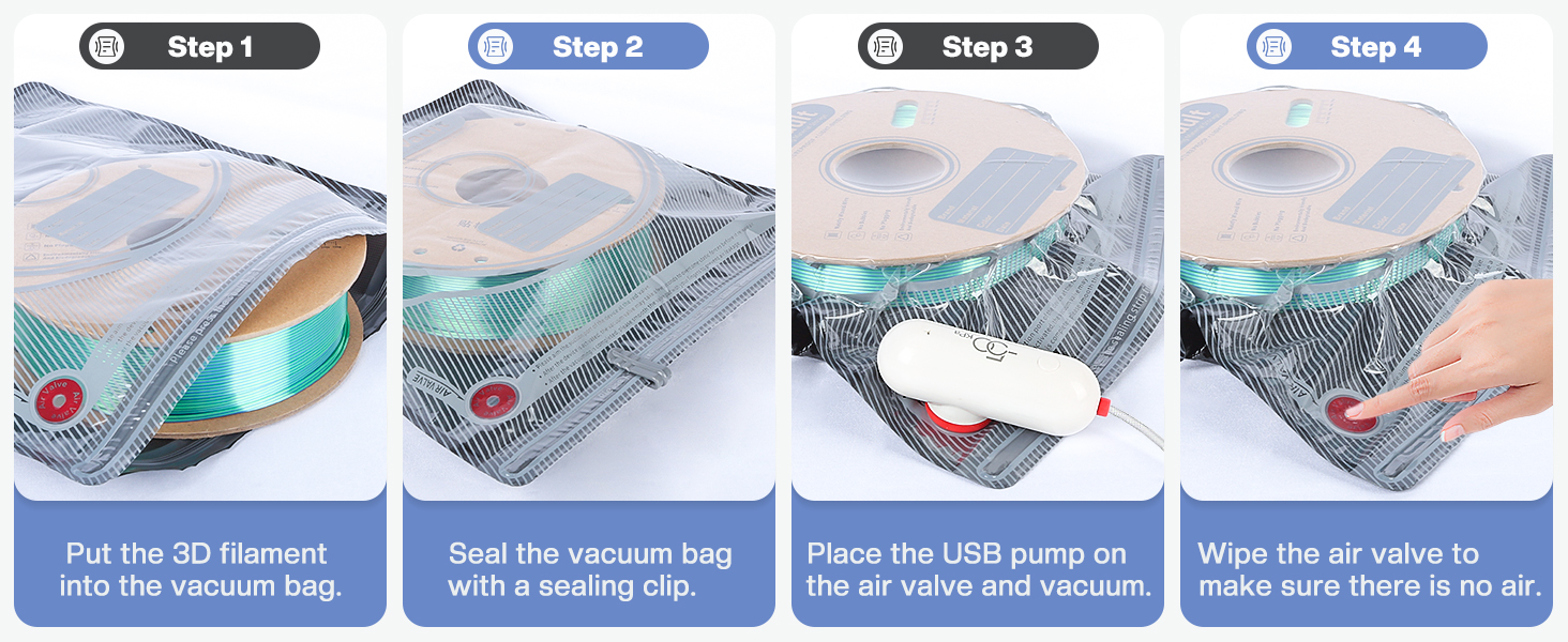 filament vacuum storage