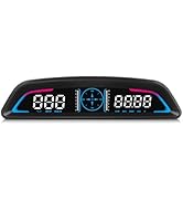 OBD Head Up Display for Car, HUD Digital Speedometer MPH for Car Heads Up Display 5.5 inch Large ...