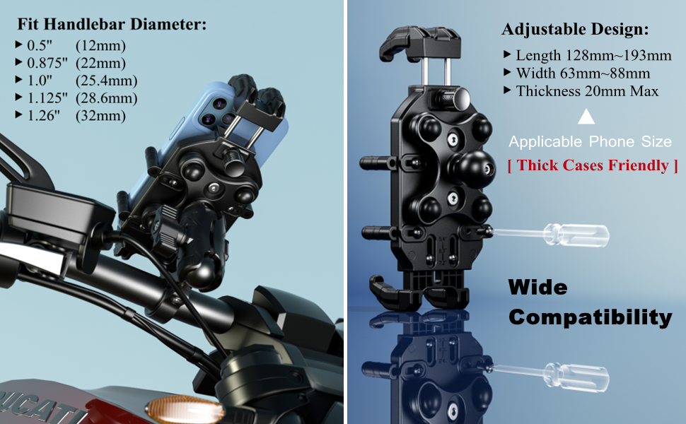 Adjust the Compatible Size of the Mount According to the Mobile Phone