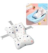 Baby Bath Seat, Infant Bathing Seat Support Mat, Baby Bath Support Cushion, Comfortable Adjustabl...