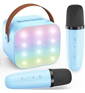 Eaever Mini Karaoke Machine for Kids Teen - Birthday Gift for Boys Ages 3 4 5 6 7 8 9 10 11 12 Ye...