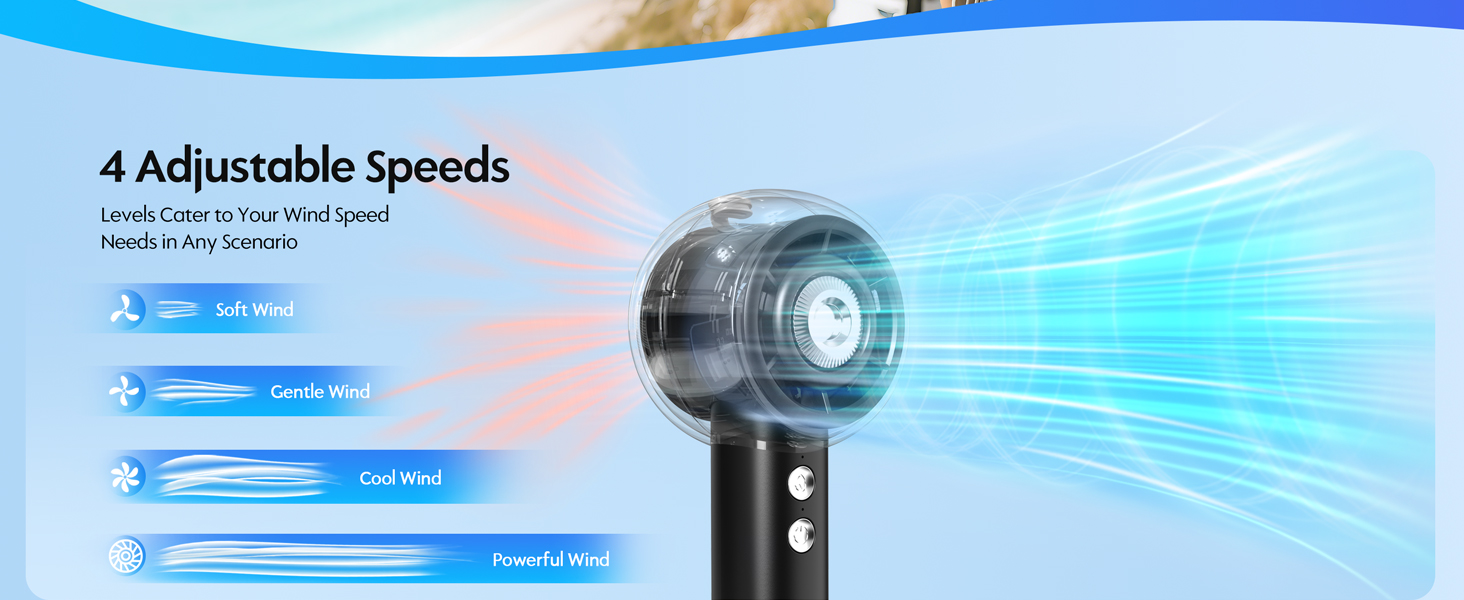 portable fan with mist