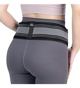INDEEMAX Sacroiliac SI Joint Hip Belt for Women Men, Lower Back Brace Compression Hip Support for...
