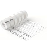 NIIMBOT D11/D110 Compatible Label Paper, 6-Roll White 0.47