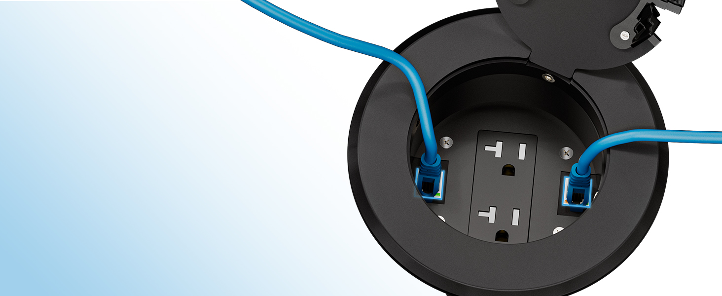 in floor electrical outlet