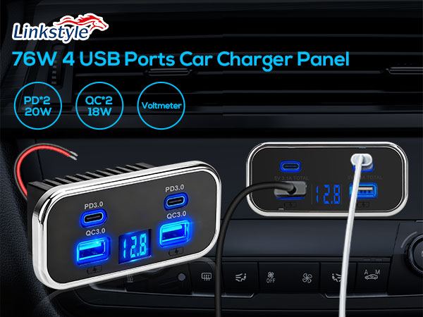 Car Charger Panel