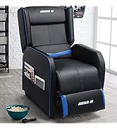 LEMBERI Gaming Recliner Chair for Adults PU Leather Home Theater Seating Video Game Chairs for Li...