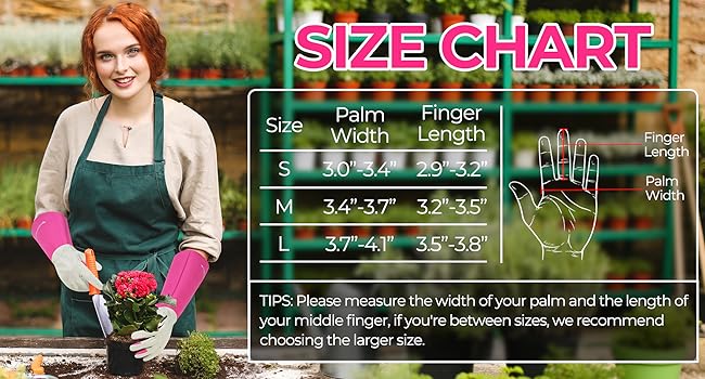 Rose Pruning Gardening Gloves for Men &amp;amp;Women, Thornproof Long Gauntlet Gloves, Pigskin Leather