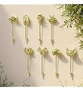 8pcs Animal Head Wall Hooks for Hanging, Decorative Wall Hooks Rack Hangers for Hanging Hats, Jac...