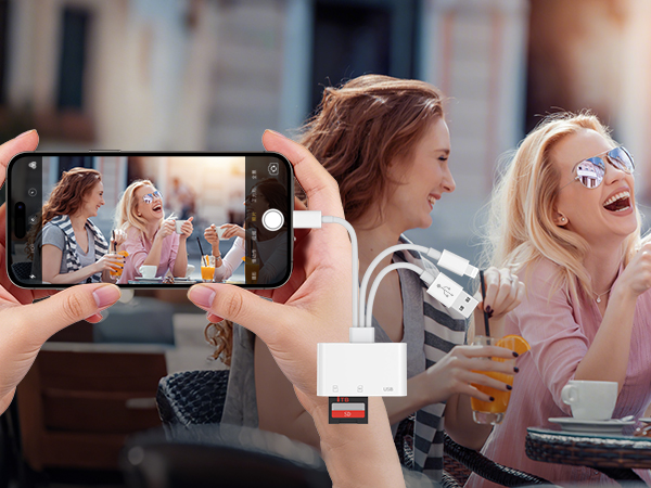 lightning to sd card camera reader